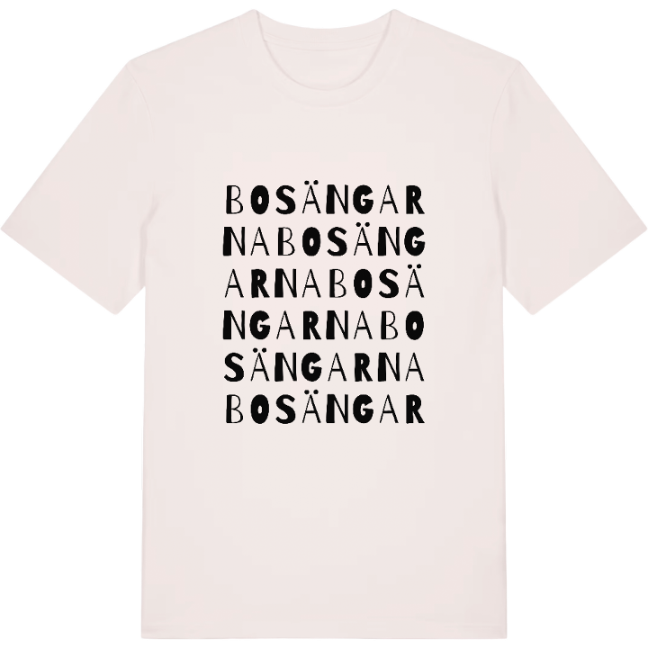 Bosängarna ordlek t-shirt – t-shirt från PinShirt