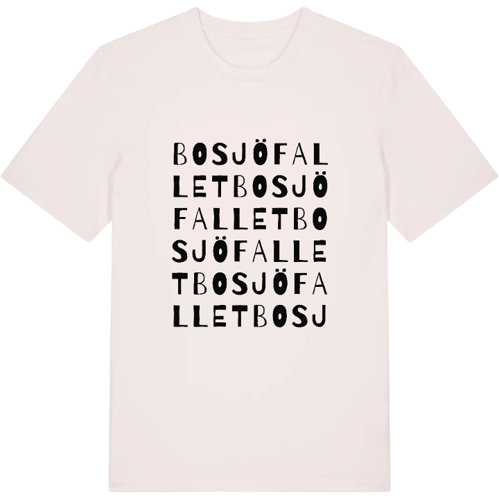 Bosjöfallet ordlek t-shirt – t-shirt från PinShirt
