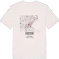 Boston karta t-shirt