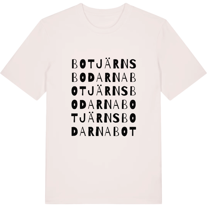 Botjärnsbodarna ordlek t-shirt – t-shirt från PinShirt