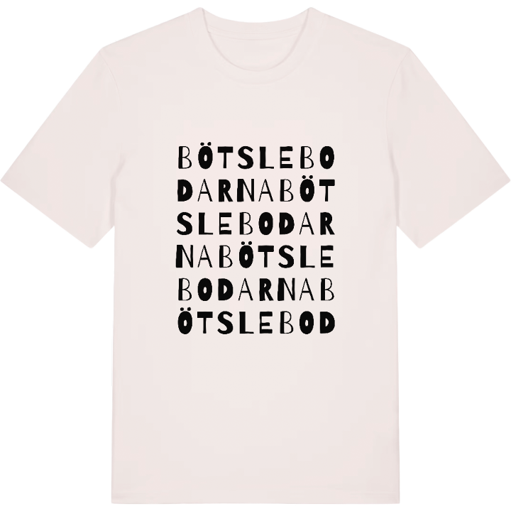 Bötslebodarna ordlek t-shirt – t-shirt från PinShirt