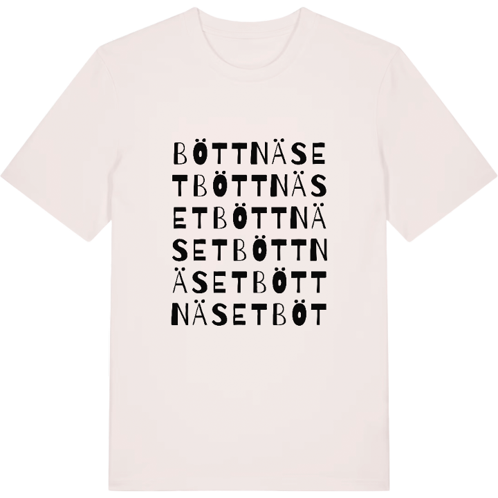 Böttnäset ordlek t-shirt – t-shirt från PinShirt