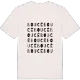 Boucé ordlek t-shirt