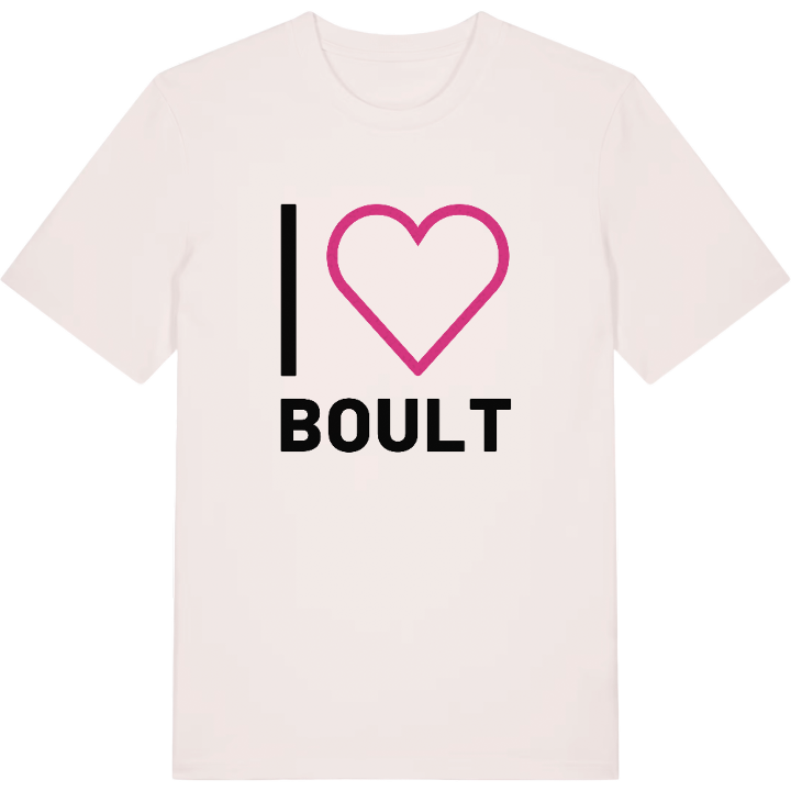 Jag älskar Boult t-shirt stort tryck – t-shirt från PinShirt