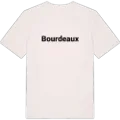 Bourdeaux fetstil t-shirt