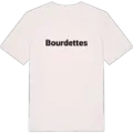Bourdettes fetstil t-shirt