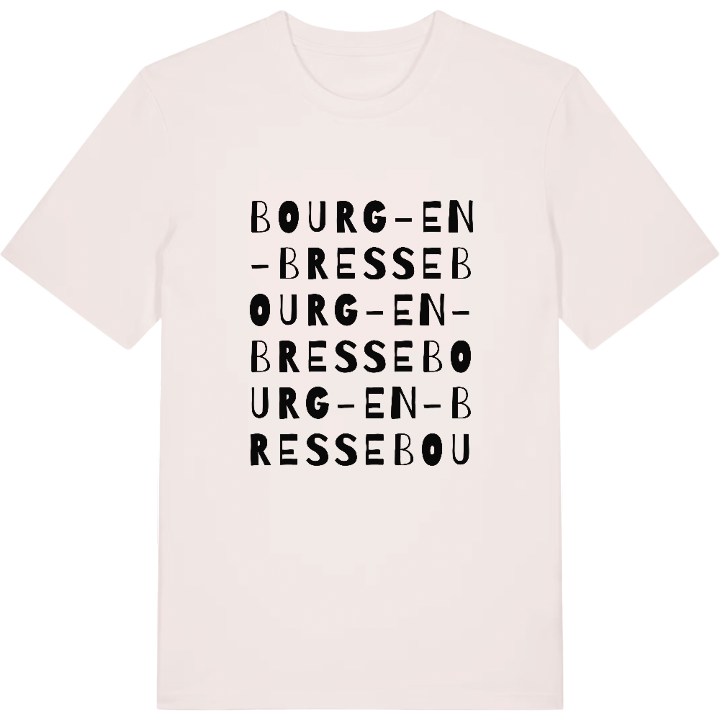 Bourg-en-Bresse ordlek t-shirt – t-shirt från PinShirt