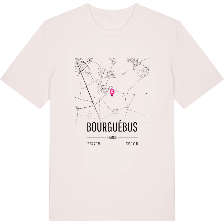 Bourguébus karta t-shirt – t-shirt från PinShirt