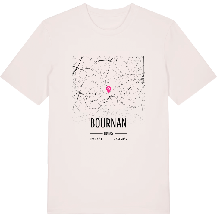 Bournan karta t-shirt – t-shirt från PinShirt