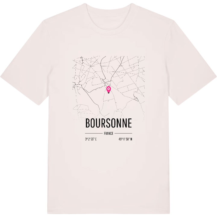 Boursonne karta t-shirt – t-shirt från PinShirt