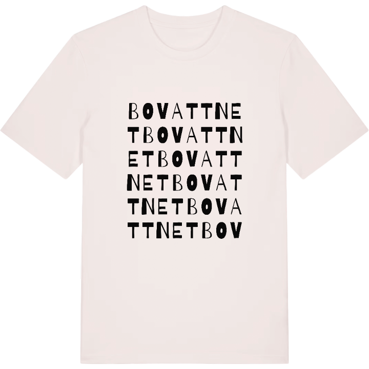 Bovattnet ordlek t-shirt – t-shirt från PinShirt