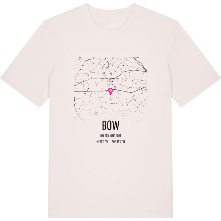 Bow karta t-shirt – t-shirt från PinShirt