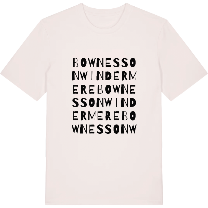 Bowness on Windermere ordlek t-shirt – t-shirt från PinShirt