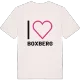 Jag älskar Boxberg t-shirt stort tryck