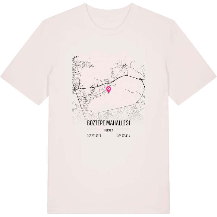 Boztepe Mahallesi karta t-shirt – t-shirt från PinShirt