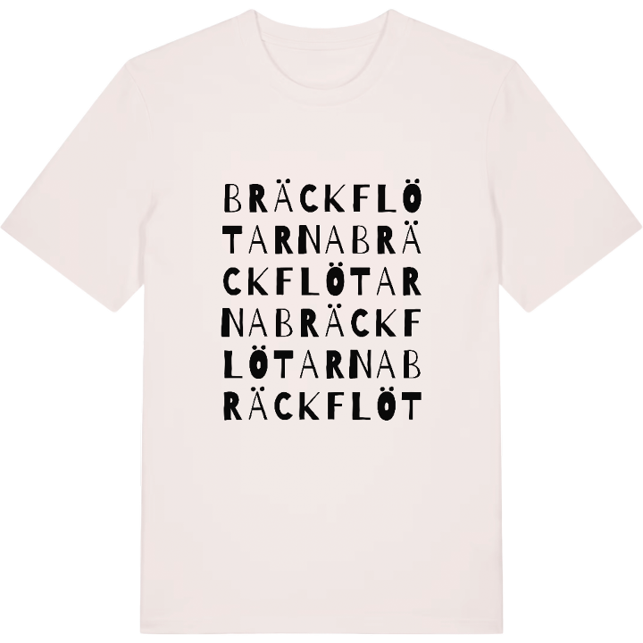 Bräckflötarna ordlek t-shirt – t-shirt från PinShirt