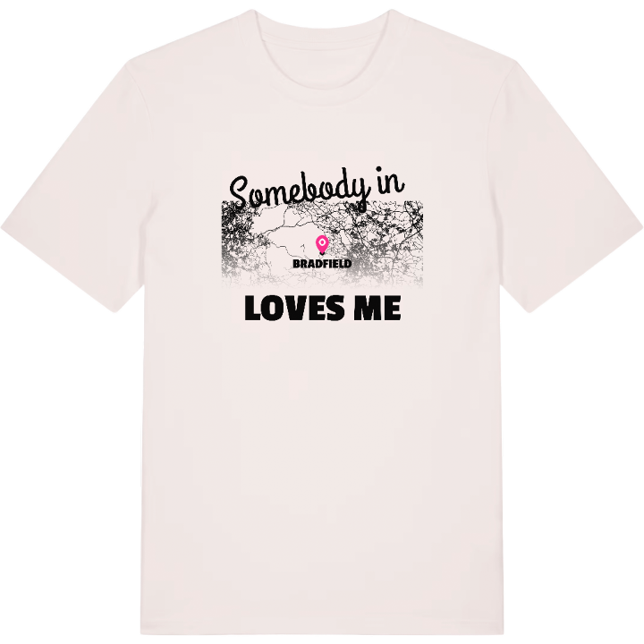 Någon i Bradfield älskar mig t-shirt – t-shirt från PinShirt