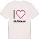 Jag älskar Brådskan t-shirt stort tryck