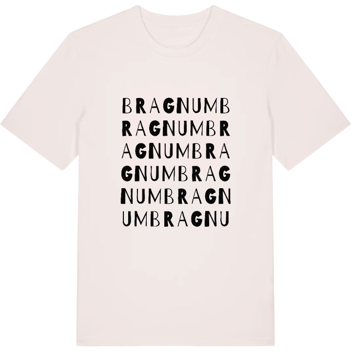 Bragnum ordlek t-shirt – t-shirt från PinShirt