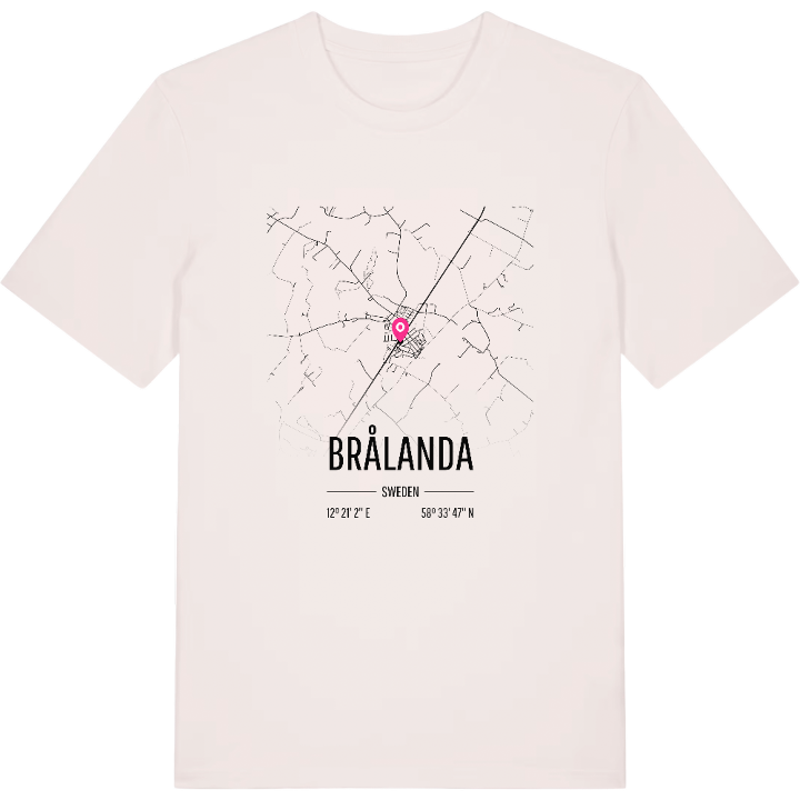 Brålanda karta t-shirt – t-shirt från PinShirt