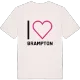 Jag älskar Brampton t-shirt stort tryck