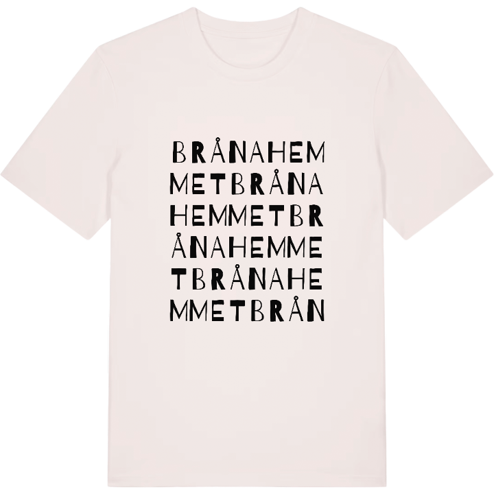 Brånahemmet ordlek t-shirt – t-shirt från PinShirt
