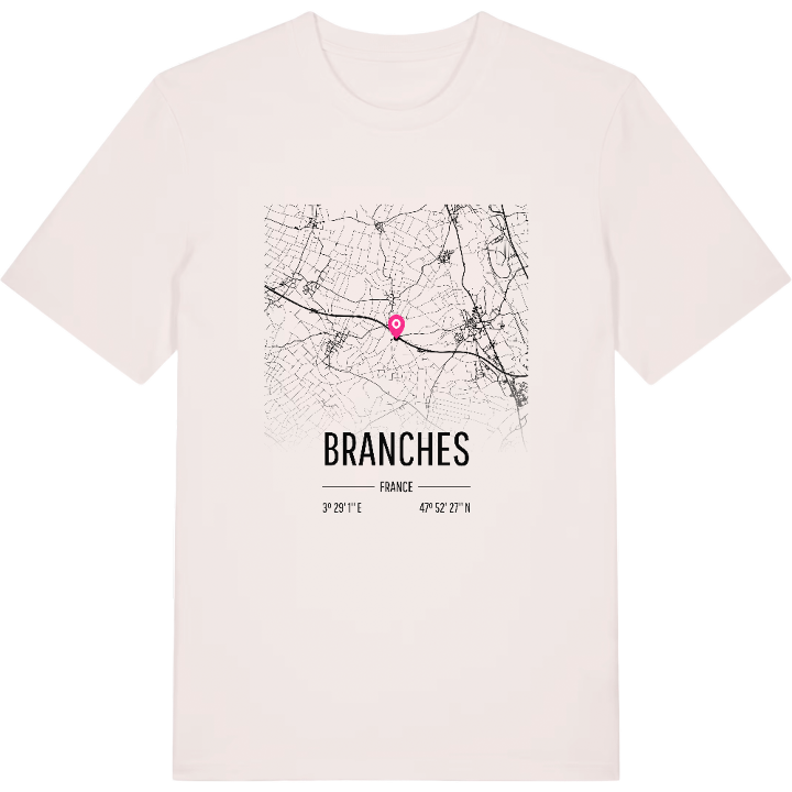 Branches karta t-shirt – t-shirt från PinShirt