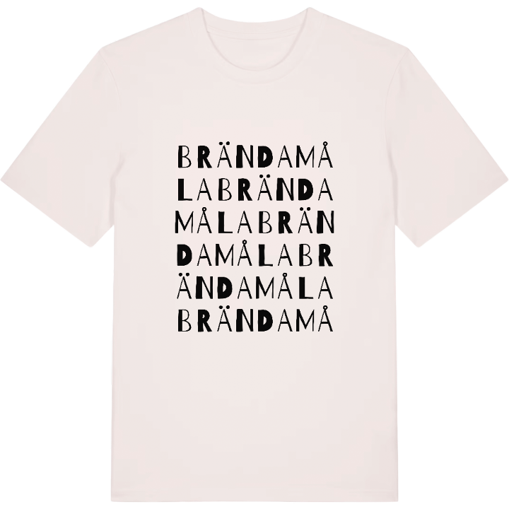 Brändamåla ordlek t-shirt – t-shirt från PinShirt