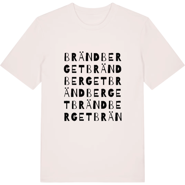 Brändberget ordlek t-shirt – t-shirt från PinShirt