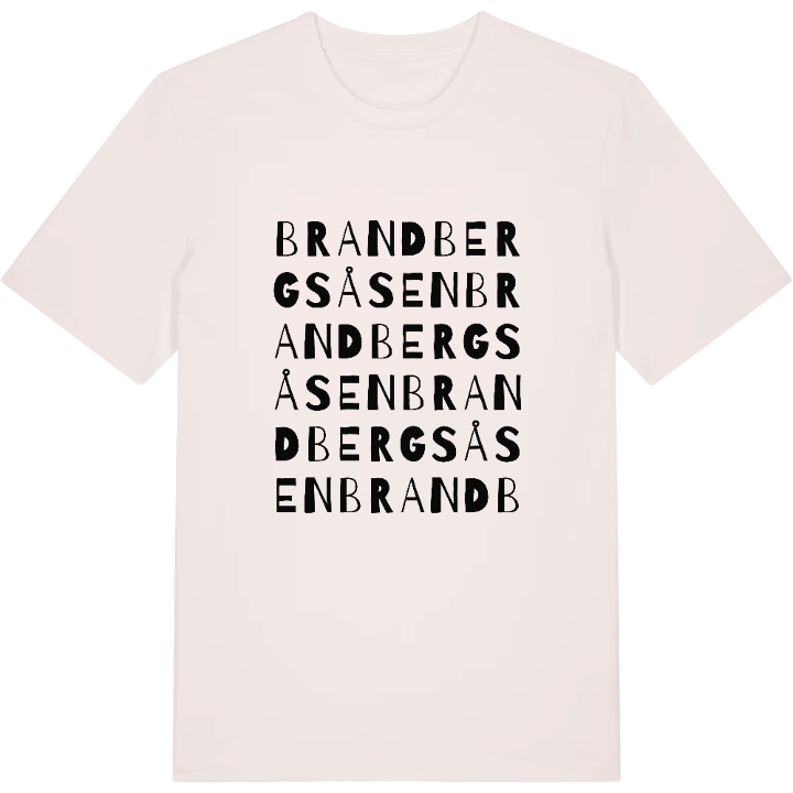 Brandbergsåsen ordlek t-shirt – t-shirt från PinShirt