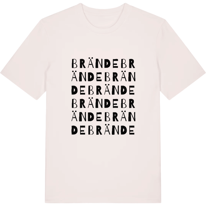 Brände ordlek t-shirt – t-shirt från PinShirt