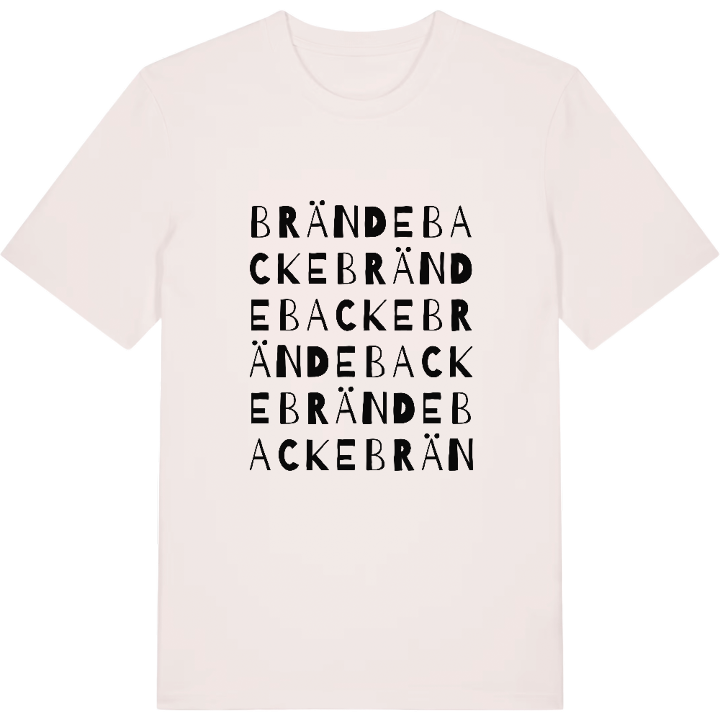 Brändebacke ordlek t-shirt – t-shirt från PinShirt