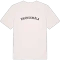 Brändemåla böjd t-shirt