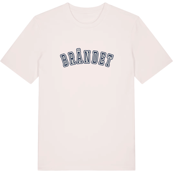 Brändet college t-shirt – t-shirt från PinShirt