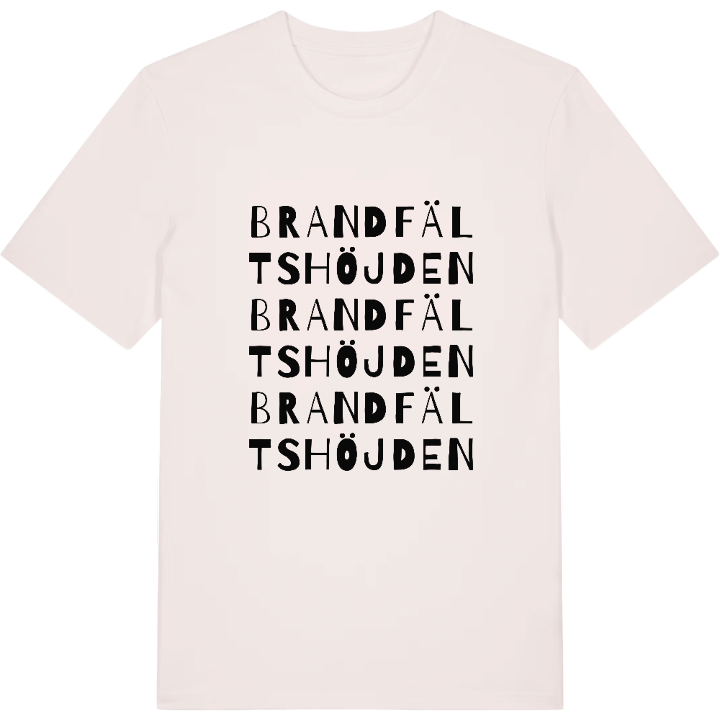 Brandfältshöjden ordlek t-shirt – t-shirt från PinShirt
