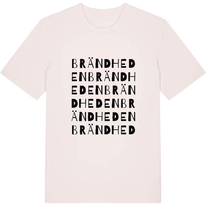 Brändheden ordlek t-shirt – t-shirt från PinShirt