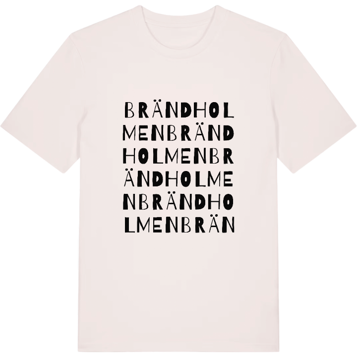 Brändholmen ordlek t-shirt – t-shirt från PinShirt
