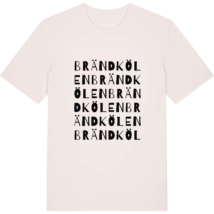 Brändkölen ordlek t-shirt – t-shirt från PinShirt
