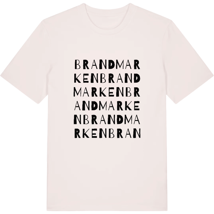 Brandmarken ordlek t-shirt – t-shirt från PinShirt