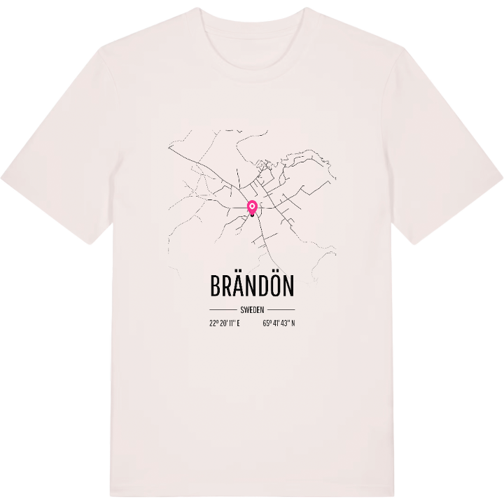 Brändön karta t-shirt – t-shirt från PinShirt