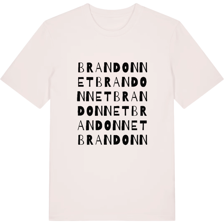Brandonnet ordlek t-shirt – t-shirt från PinShirt