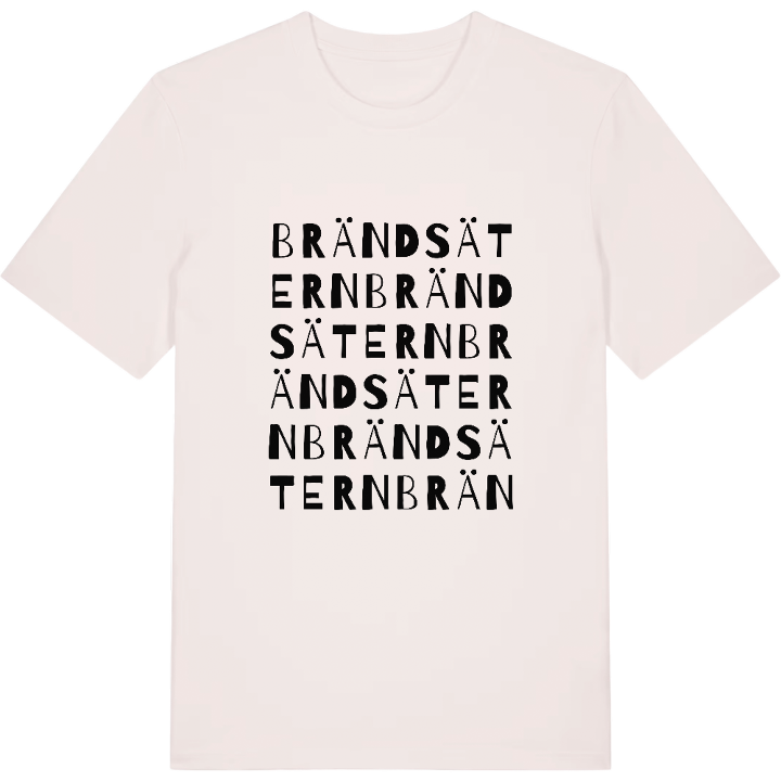 Brändsätern ordlek t-shirt – t-shirt från PinShirt
