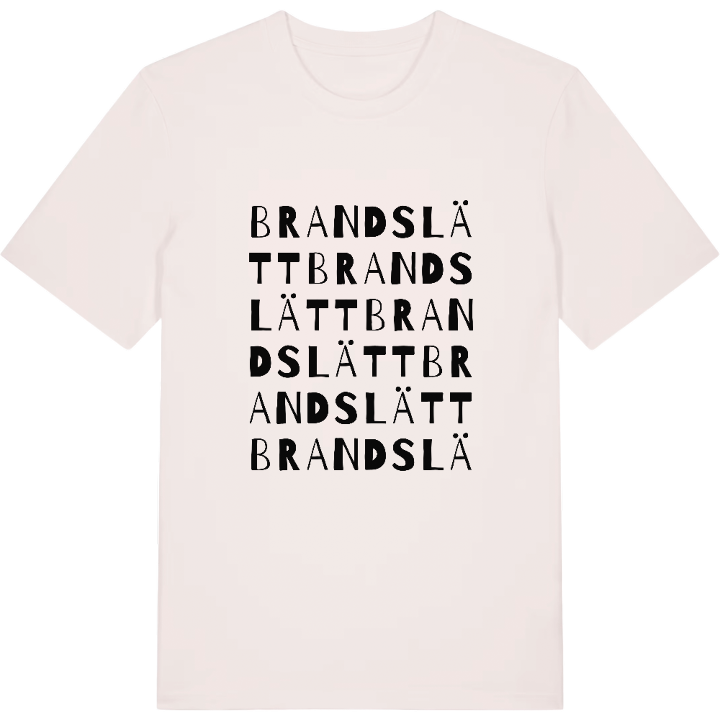 Brandslätt ordlek t-shirt – t-shirt från PinShirt