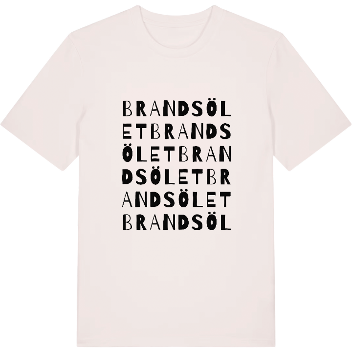 Brandsölet ordlek t-shirt – t-shirt från PinShirt