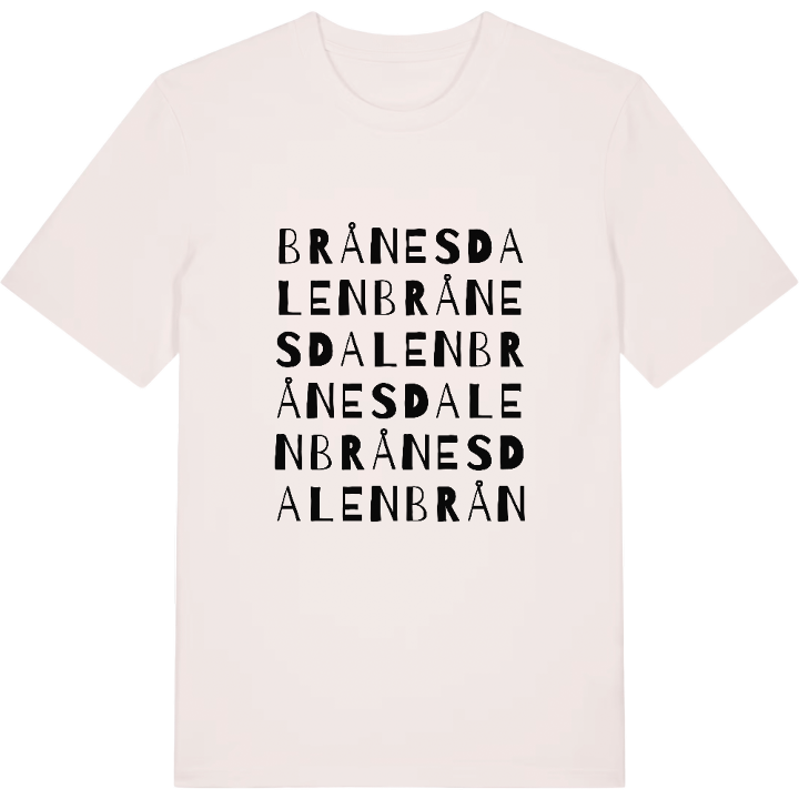 Brånesdalen ordlek t-shirt – t-shirt från PinShirt
