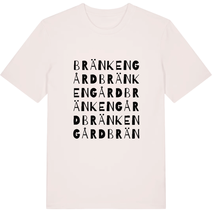 Bränkengård ordlek t-shirt – t-shirt från PinShirt