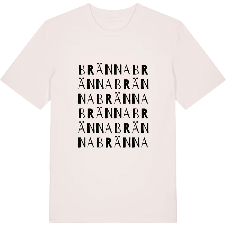 Bränna ordlek t-shirt – t-shirt från PinShirt