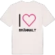Jag älskar Brännalt t-shirt stort tryck
