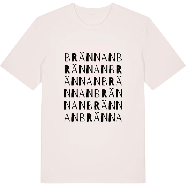 Brännan ordlek t-shirt – t-shirt från PinShirt