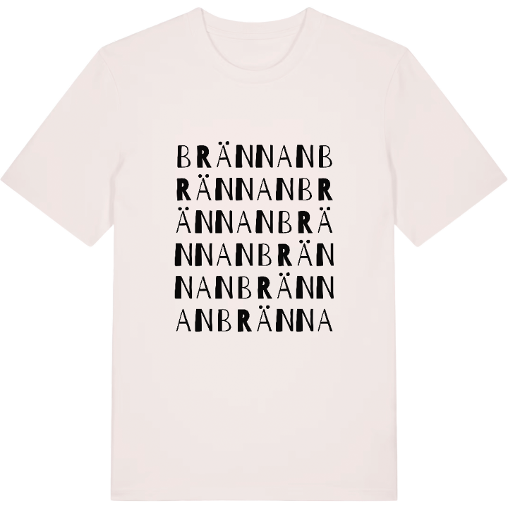 Brännan ordlek t-shirt – t-shirt från PinShirt
